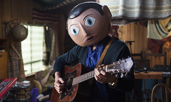 Michael Fassbender as Frank Sidebottom in 'Frank'